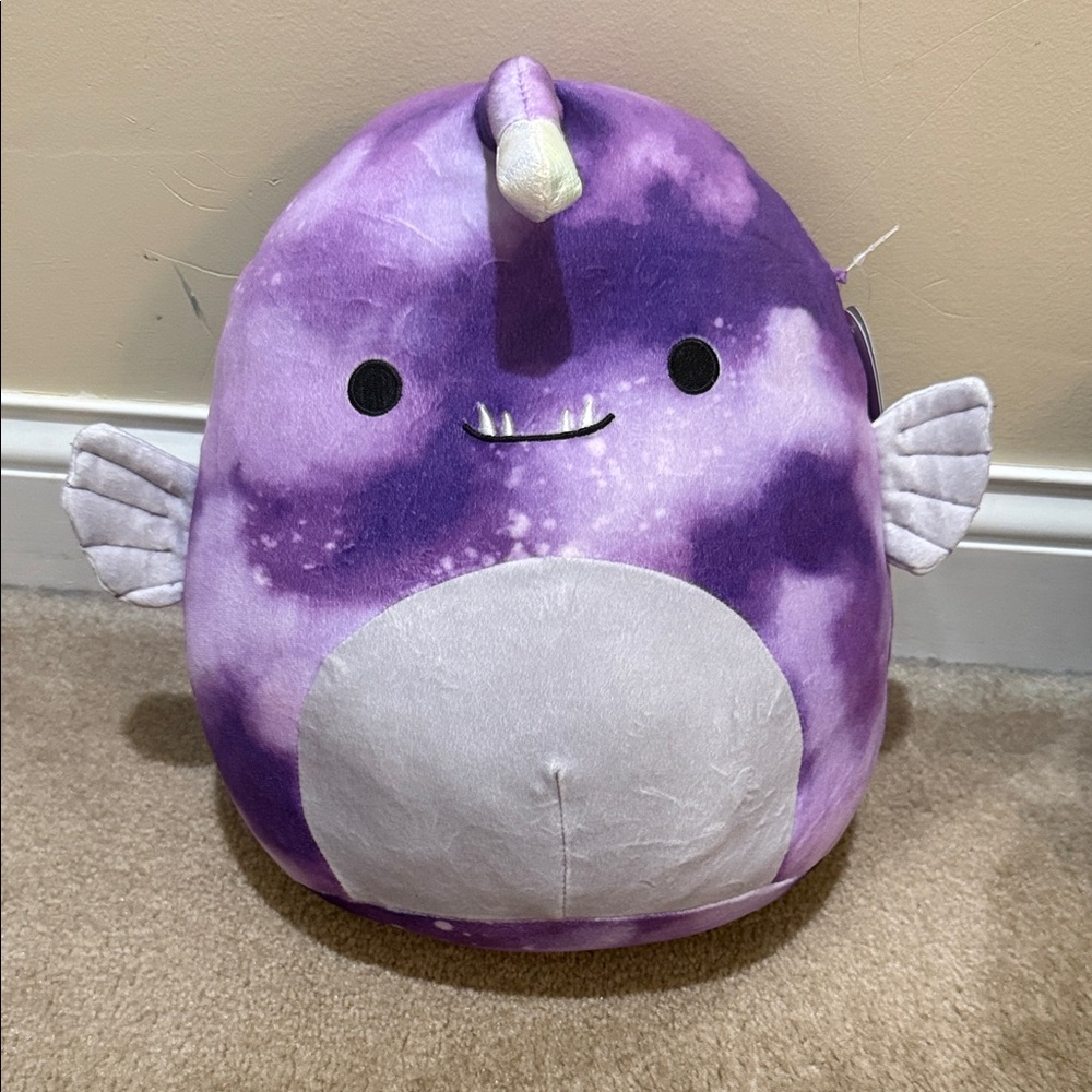 Squishmallows Easton the Purple Anglerfish